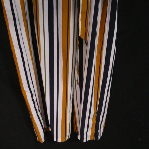 SO NICE COLLECTION | medium | Chevron Striped Sleeveless Jumpsuit | Wide Bottoms - Picture 14 of 16